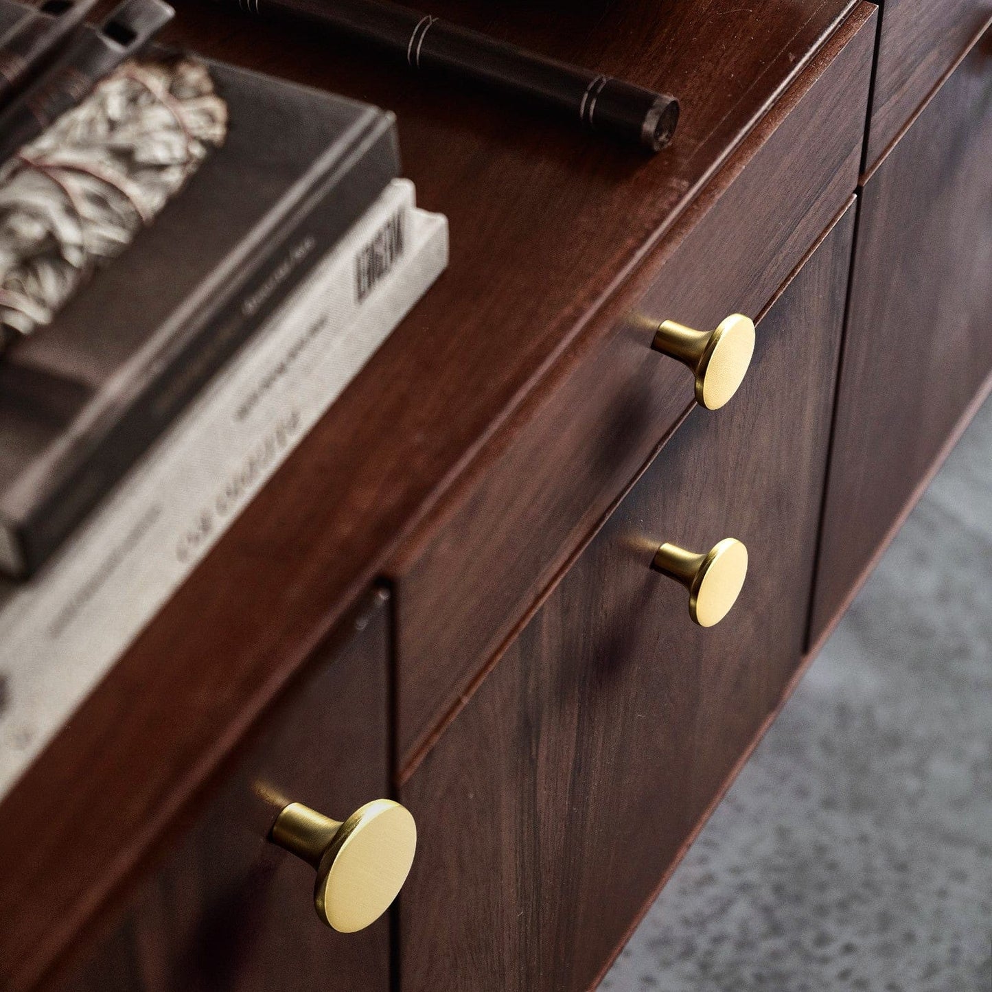 Long Cabinet Bar Pulls Antique Vintage Brass Solid Drawer Handles 6 Pack