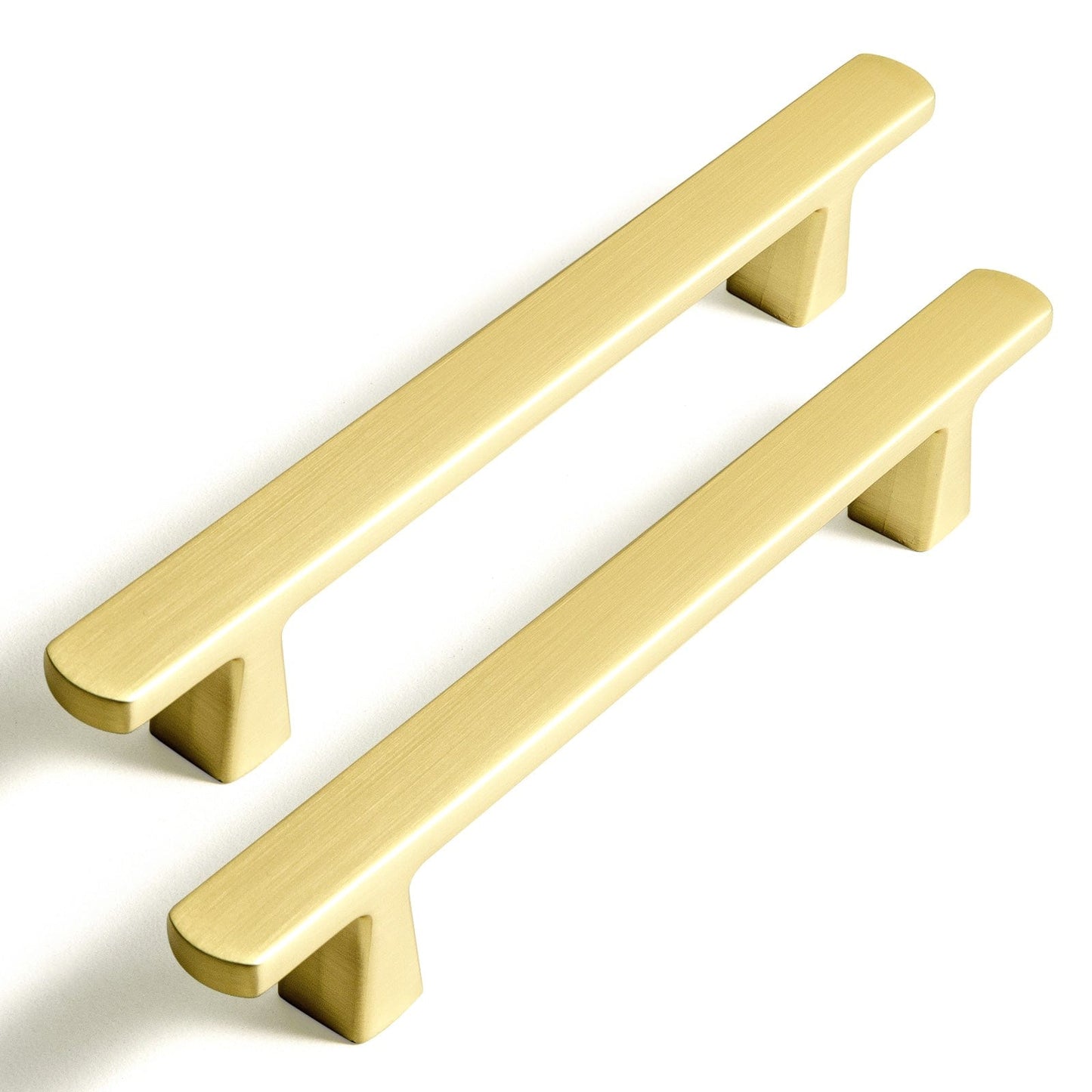 Retro Brass Long Cabinet Handles Luxury Cabinet Pull Hardware for Kitchen 6 Pack