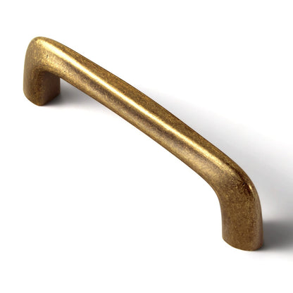 Vintage Brass Cabinet Bar Pulls Classic Hardware for Antique Cabinets 6 Pack