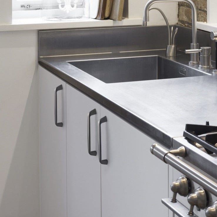 Elegant Gray Zinc Alloy  Hardware for Bedroom Kitchen 6 Pack