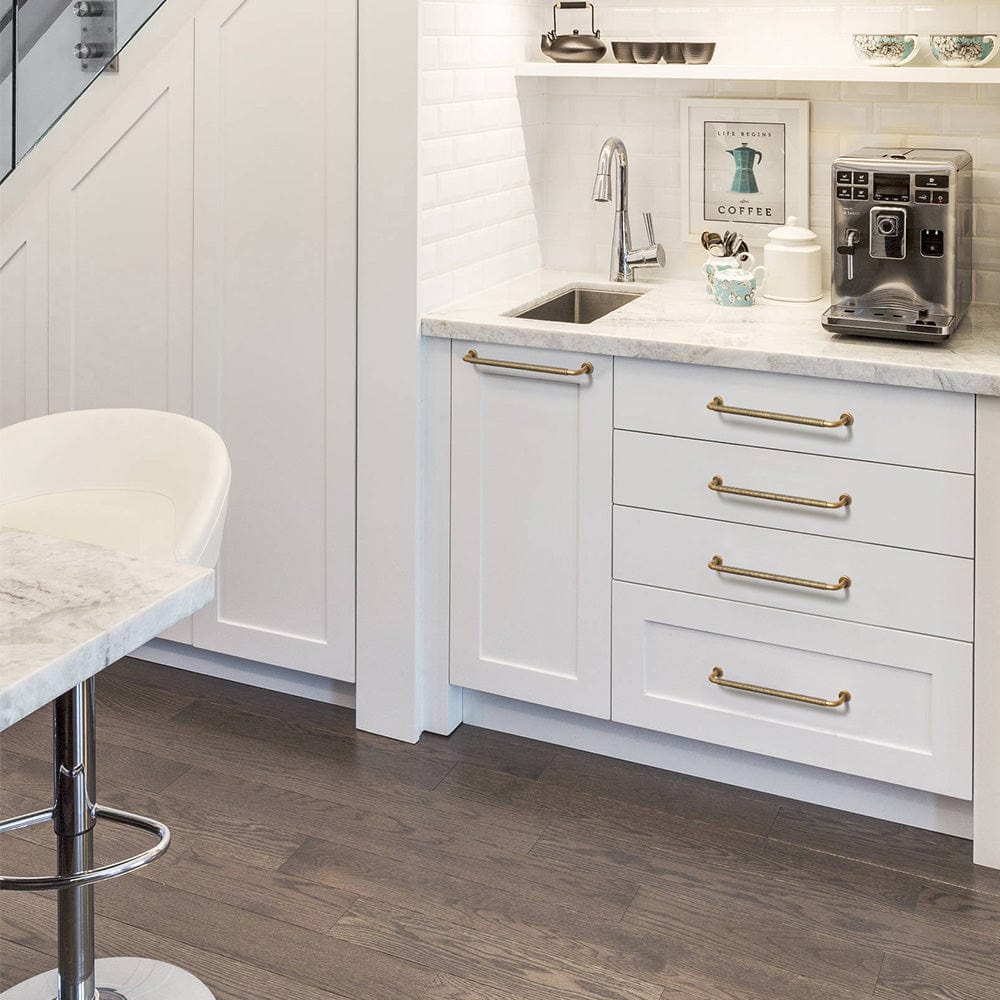 Mid-Century Swirl Cabinet Bar Handles Home Improvement Dresser Pulls 6 Pack