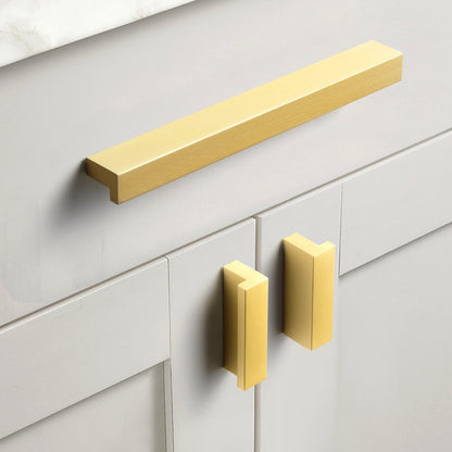 Modern Drawer Handles Kitchen Cabinet Pulls Right Angle Finger Pulls 12 Pack