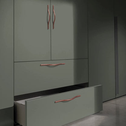Modern Wardrobe Cabinet Pulls Luxurious Drawer Pull Dual Mount 6 Pack