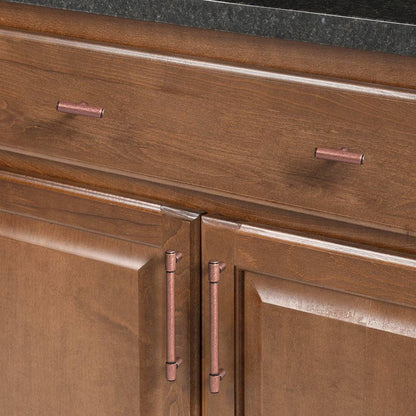Retro Bar Handle for Dresser Cupboard Vintage Bronze Ancient Pull 6 Pack