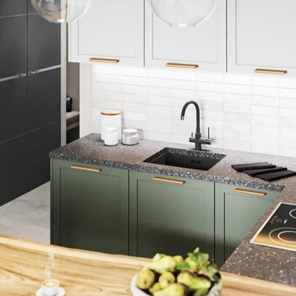 Streamline Solid Drawer Handles Matte Kitchen Cabinet Bar Pulls 12 Pack